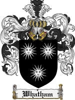 Whatham coat of arms family crest download