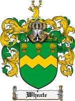 Wheate coat of arms family crest download