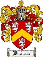 Whenlake coat of arms family crest download