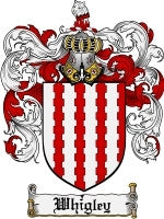 Whigley coat of arms family crest download