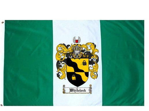 Whitelock family crest coat of arms flag