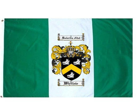 Whitlaw family crest coat of arms flag