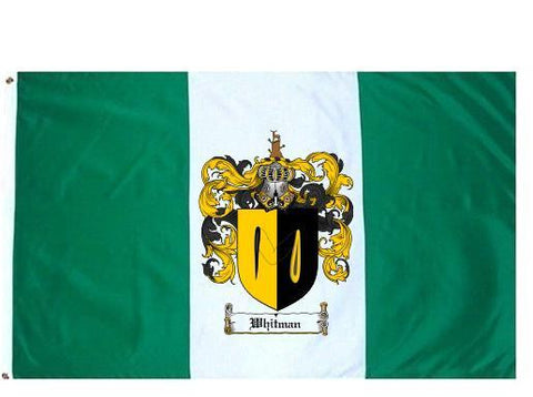 Whitman family crest coat of arms flag