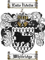 Whitridge coat of arms family crest download