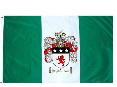 Whittendale family crest coat of arms flag