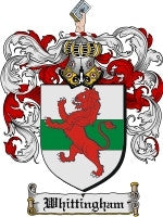 Whittingham coat of arms family crest download