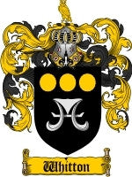 Whitton coat of arms family crest download
