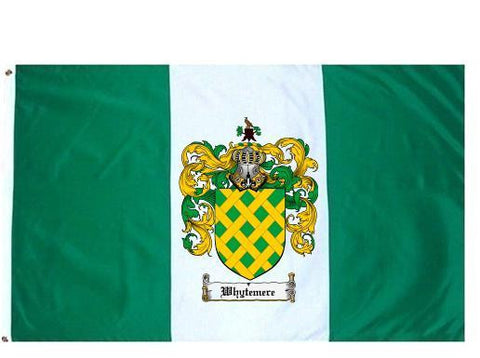 Whytemere family crest coat of arms flag