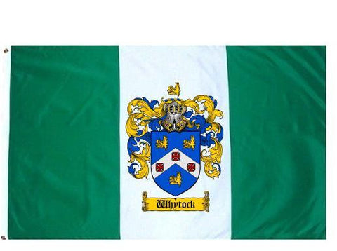 Whytock family crest coat of arms flag