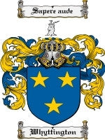 Whyttington coat of arms family crest download