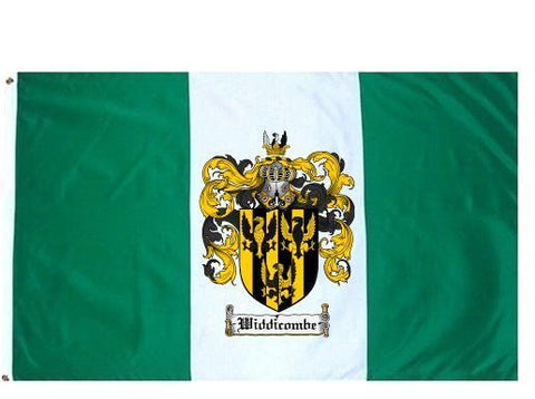 Widdicombe family crest coat of arms flag