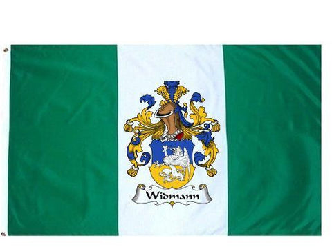 Widmann family crest coat of arms flag