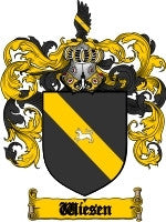 Wiesen coat of arms family crest download