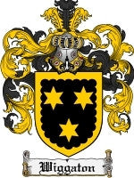 Wiggaton coat of arms family crest download