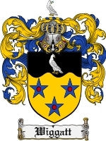 Wiggatt coat of arms family crest download