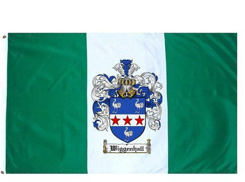 Wiggenhall family crest coat of arms flag