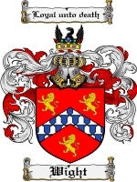 Wight coat of arms family crest download