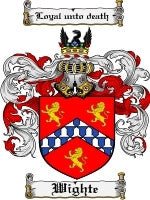 Wighte coat of arms family crest download