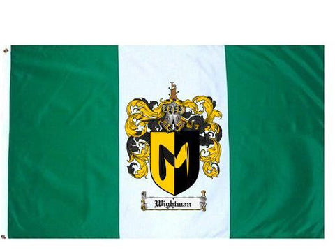 Wightman family crest coat of arms flag