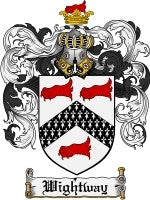 Wightway coat of arms family crest download