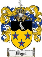 Wigot coat of arms family crest download