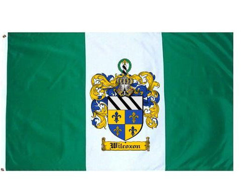 Wilcoxon family crest coat of arms flag
