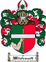 Wildroudt coat of arms family crest download