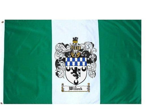 Willock family crest coat of arms flag