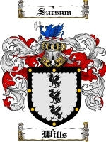 Wills coat of arms family crest download