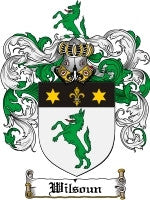 Wilsoun coat of arms family crest download