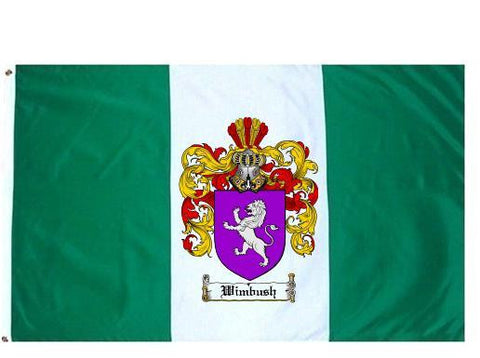 Wimbush family crest coat of arms flag