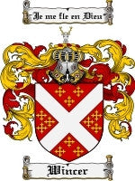 Wincer coat of arms family crest download