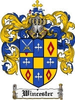 Wincester coat of arms family crest download