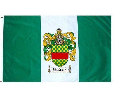 Winderes family crest coat of arms flag