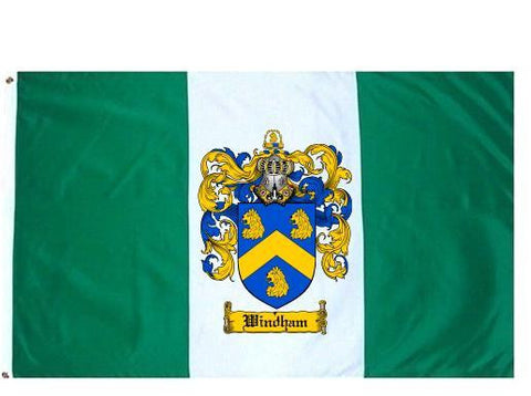 Windham family crest coat of arms flag