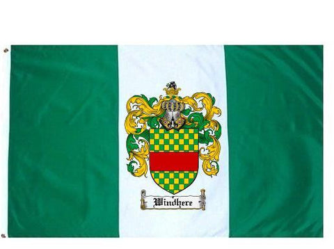 Windhere family crest coat of arms flag
