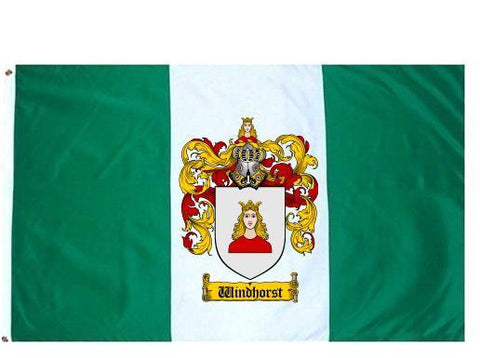 Windhorst family crest coat of arms flag