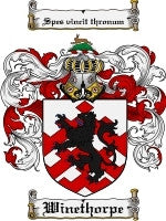 Winethorpe coat of arms family crest download