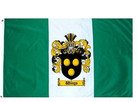 Wingo family crest coat of arms flag