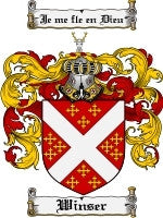 Winser coat of arms family crest download