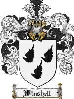 Winshell coat of arms family crest download
