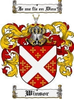 Winsor coat of arms family crest download