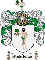 Winterberger coat of arms family crest download