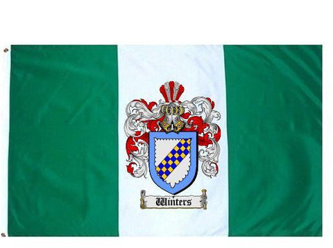 Winters family crest coat of arms flag