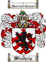 Winthrip coat of arms family crest download