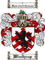 Winthrup coat of arms family crest download