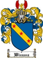 Winzenz coat of arms family crest download