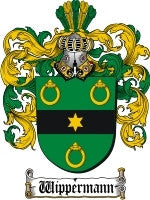 Wippermann coat of arms family crest download