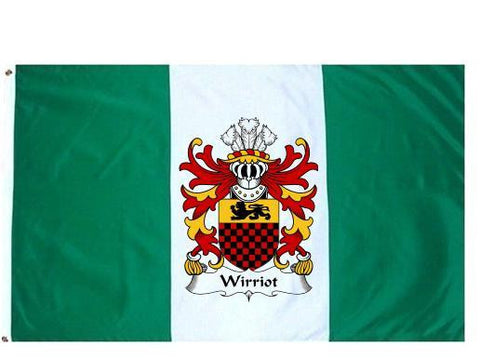 Wirriot family crest coat of arms flag