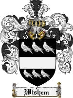 Wishem coat of arms family crest download